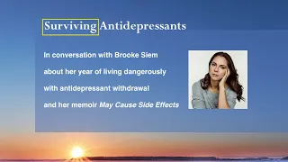 Brooke Siem's Year of Living Dangerously with Antidepressant Withdrawal