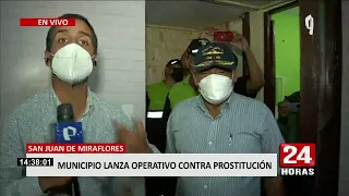 SJM: Municipio realiza operativo contra la prostitución