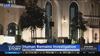 Police investigate possible homicide after remains are found outside a Camarillo apartment complex