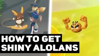 How To Get Shiny Alola Forms In Pokémon Let's Go Pikachu / Eevee! (Shiny Alolan Pokémon)