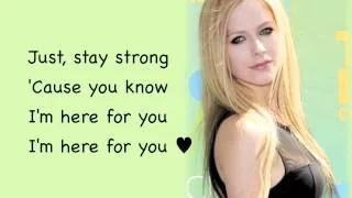 Avril Lavigne - Keep Holding On - Lyrics HD