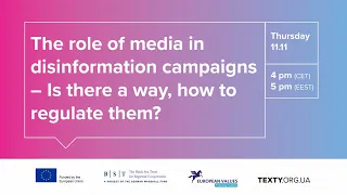 The role of media in disinformation campaigns – Is there a way, how to regulate them?