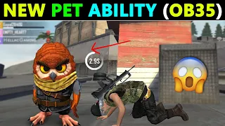 🤯New Hoot Pet Ability Test & Detail (OB35) | How To Claim Hoot Pet | Hoot Pet Full Skill Test