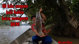 10 KILO UMPAN  IKAN KELI HABIS,BARU NAK MENGENA BEM