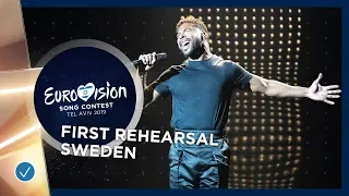 Sweden 🇸🇪 - John Lundvik - Too Late For Love - First Rehearsal - Eurovision 2019