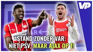 Ajax aan kop, tien clubs op andere plek: Dit is de stand zonder VAR! 🤯