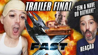 Trailer FINAL de VELOZES E FURIOZOS 10 - TEM ATÉ A NAVE DO BATMAN #fastx