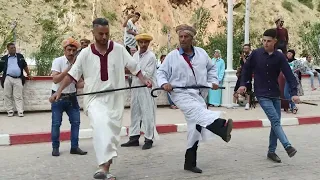 رقصة الركادة بين الحدود المغربية الجزائرية 🇩🇿🇲🇦 شيوخ بركان chyoukh gasba berkane