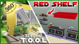 How To TILT Items In Sims 4 - T.O.O.L MOD + Red Shelf MOD Tutorials! | Sims 4 Building Tutorial
