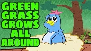 Green Grass Grows All Around - Children's Song with Lyrics - Kids Songs by The Learning Station