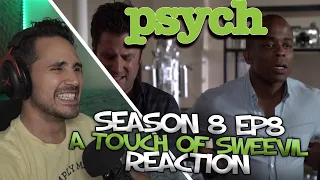 Psych FIRST TIME Reaction | Season 8 Episode 8 | A Touch of Sweevil