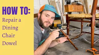 How To: Repair a Dining Chair Dowel