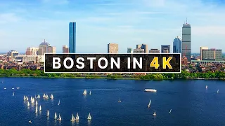 Boston, USA - 4K Drone Video Tour (Ultra HD) 🇺🇸