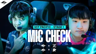 This is how it sounds to play the PERFECT Sunset versus PAPER REX! | VCT Pacific Stage 1 Mic Check