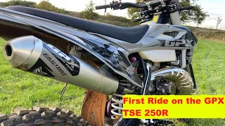 First Ride on the GPX TSE 250R
