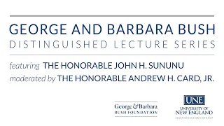 13th Annual Lecture in the George and Barbara Bush Distinguished Lecture Series