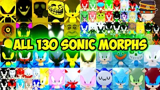 [ALL] How to get ALL 130 SONIC MORPHS in Find the Sonic Morphs (130) | Roblox
