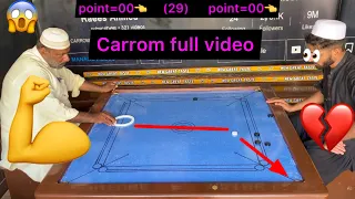 Carrom big match ￼Bad luck aj 29 point Carrom board games unbelievable moment 👈