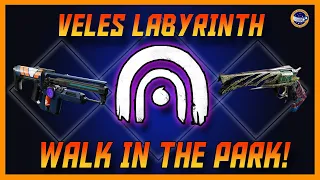 Veles Labyrinth Legend Lost Sector! Walk It With This Hunter Build! Destiny 2