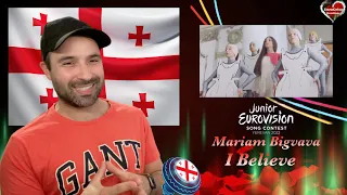 Reaction 🇬🇪: Mariam Bigvava - I Believe  | Junior Eurovision 2022 Georgia