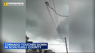 WATCH | Tornado touches down in Schuylkill County on Memorial Day