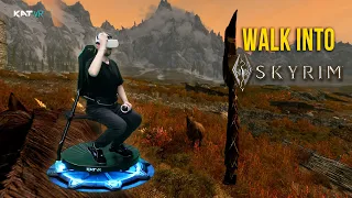 NEW KAT Walk C 2+ VR Treadmill: WALK Into Skyrim VR!