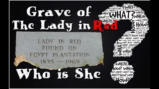 Grave of "The Lady In Red" (WHO IS SHE???)  - Lexington, Mississippi