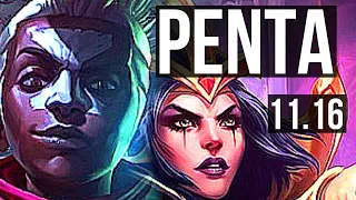 EKKO vs LEBLANC (MID) (DEFEAT) | Penta, 2.3M mastery, 1100+ games, Legendary | KR Master | v11.16