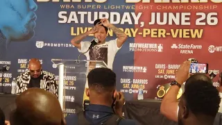 Gervonta Davis Post-Fight Press Conference After Knocking out Mario Barrios