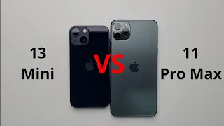 Iphone 13 Mini vs Iphone 11 Pro Max Comparison Speed Test