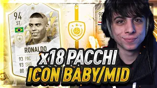 18 x PACCHI ICON BABY o MID, R9 MID IN A PACK!