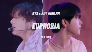 Euphoria - BTS X KIM WOOJIN / FMV mix edit / 정국 x 김우진