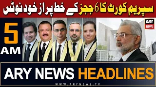 ARY News 5 AM Headlines | 2nd April 2024 | Suo Moto Case