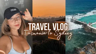 ONE WEEK IN SYDNEY (BONDI BEACH) + TASMANIA - Solo Travel Vlog // annrahel