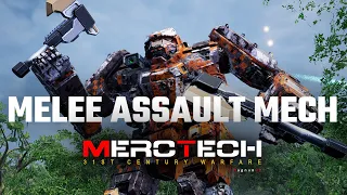 Let's build an Assault Melee Mech - Mechwarrior 5: Mercenaries MercTech Episode 25
