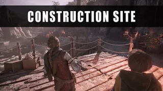 A Plague Tale Requiem In Our Wake Cross the Construction Site