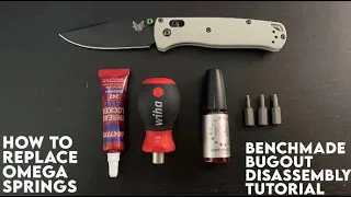 The EASIEST Way to Disassemble a Benchmade Bugout and Fix Broken Omega Springs