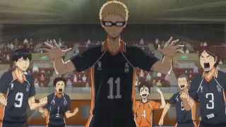 Haikyuu edition- Tsukishima's kill block