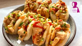 Mini Pita Bites With Spicy Chicken Filling | Football Game Snacks