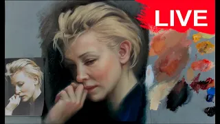 One session oil Painting - Cate