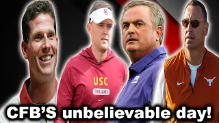 College Football Reaction | Oklahoma's MONSTER game | USC's BIG day! TCU's MIRACLE + Vols SHOCKED