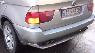 BMW x5 4.4.i exhaust sound