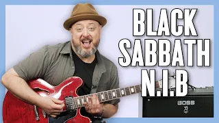 Black Sabbath N.I.B. Guitar Lesson + Tutorial