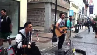 Cezar - The Sound Of Silence (Busking on Grafton Street)