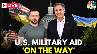 Ukraine LIVE: Blinken Tells Zelensky US Military Aid 'On The Way' | US-Ukraine | Russia News | N18G