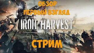 ОБЗОР ПЕРВЫЙ ВЗГЛЯД Стрим Iron Harvest #1