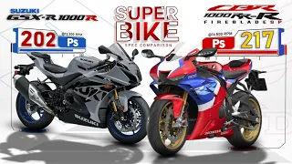 Suzuki GSX-R1000R vs Honda CBR1000RR-R Fireblade SP ┃$18.000 vs $28.000 Superbike