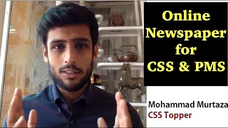 ONLINE Newspaper for CSS and PMS | Mohammad Murtaza