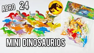 ABRO MEGA BOLSA DE 24 MINI DINOSAURIOS BOOTLEG UNBOXING! | Victor Cajal