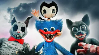 All Creature Fights by Horror Skunx! (Huggy Wuggy, Cartoon Cat, Bendy & Mr. Hopps)